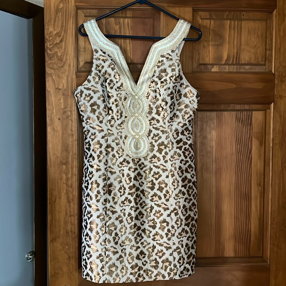 EUC Lilly Pulitzer Valli Shift Dress Size 8